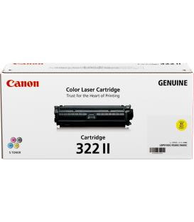 Canon 322IIY Original Laser Toner Cartridge - Yellow Pack