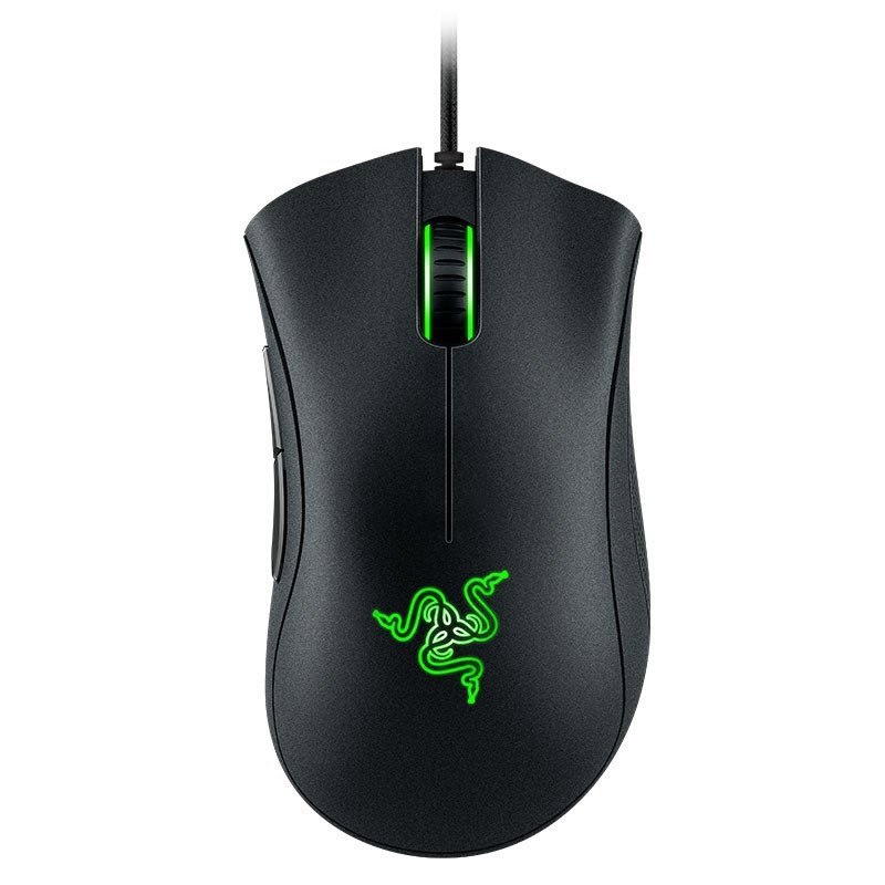 Razer DeathAdder V2 Essential Ergonomic Usb Gaming Mouse Optical Sensor 6400Dpi 1000Hz 1MS 220Ips Mechanical 5 Programmable Buttons 1.8M 96G