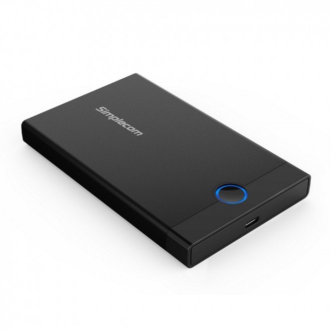 Simplecom Se229 Tool-Free 2.5' Sata HDD SSD To Usb-C Enclosure Usb 3.2 Gen 2