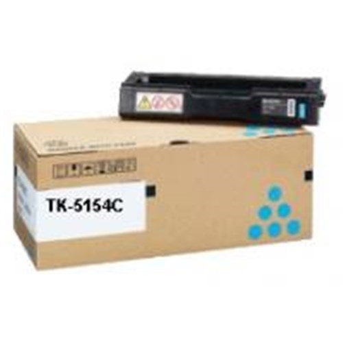 Kyocera TK-5154C Cyan Toner For M6535cidn/P6035cdn - 10K