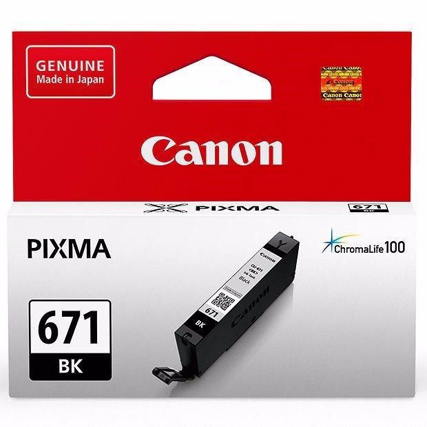 Canon CLI-671BK Original Inkjet Ink Cartridge - Black Pack