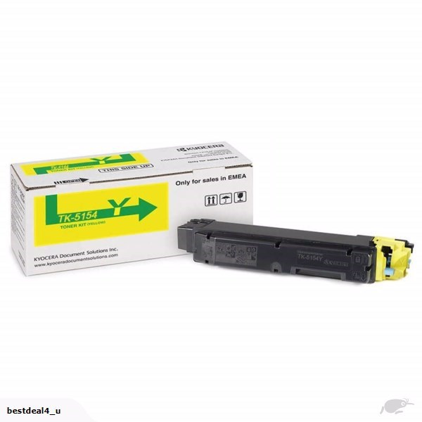 Kyocera TK-5154Y Yellow Toner For M6535cidn/P6035cdn - 10K