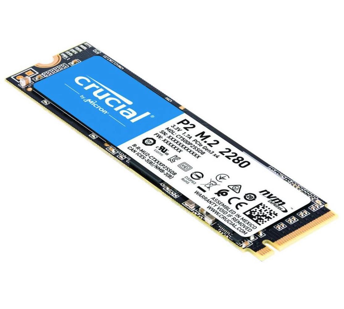 Micron Crucial P2 2TB, M.2 Internal NVMe PCIe SSD, 2300R/1900W MB/s , 5YR WTY