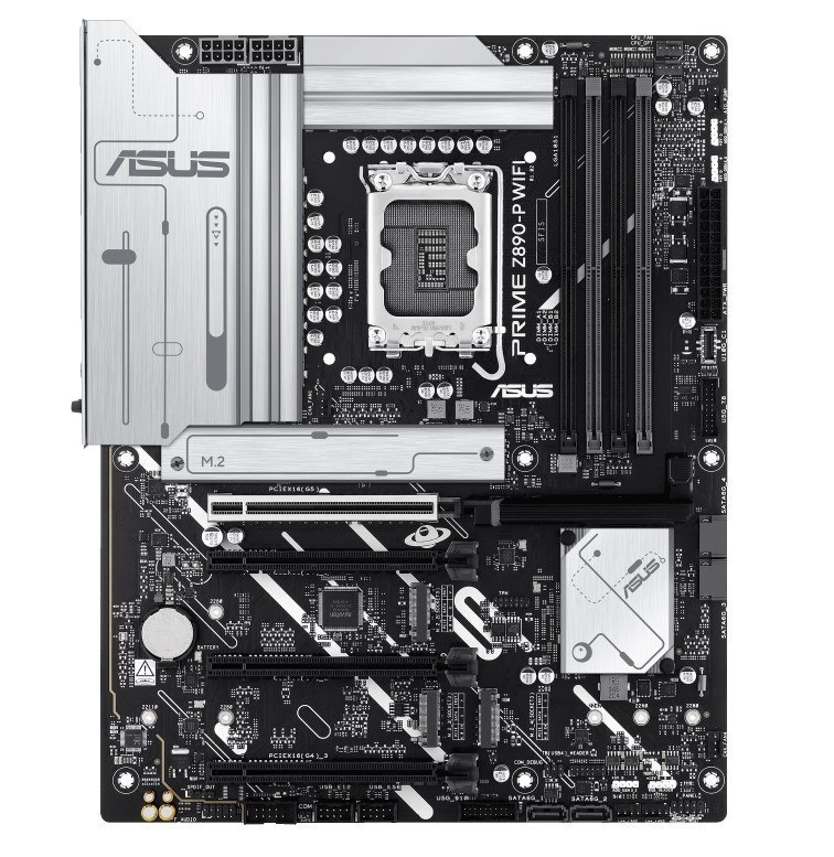 Asus Prime Z890-P WIFI-CSM Gaming Desktop Motherboard - Intel Z890 Chipset - Socket LGA-1851 - ATX