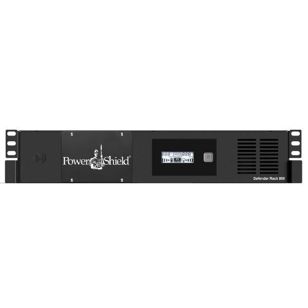 PowerShield PSDR800 Defender Rackmount 800Va/480W, Line Interactive, Hot Swappable Battery, 230 X 438 X 86MM, 2 Year Advanced Replacement Warranty