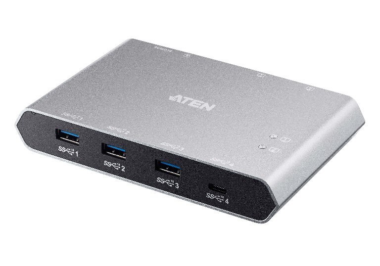 Aten Usb-C Gen 2 Sharing Switch With Power Pass Through 2YR