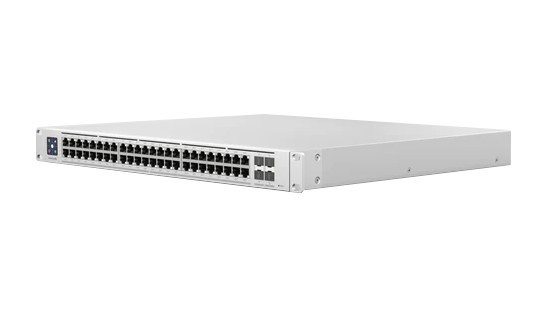 Ubiquiti UniFi USW-Enterprise-48-PoE | UniFi Switch Enterprise 48 Port PoE+ 48x2.5GbE Ports, 4X 10G SFP+, Layer 3 Switch