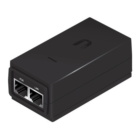 Ubiquiti | Poe-24-12W-G | Poe Injector, 24VDC, 12W, Gigabit Ethernet, Esd Protection & Led