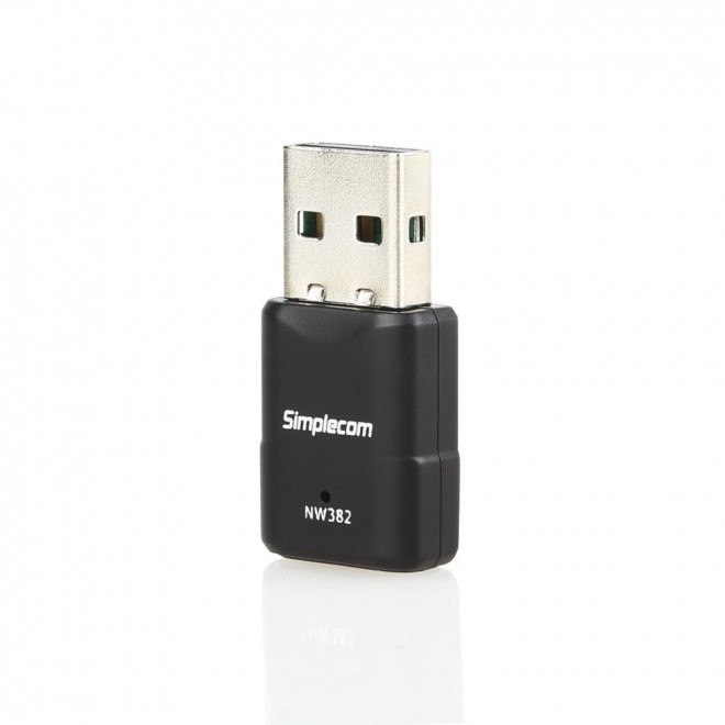 Simplecom NW382 Mini Wireless N Usb WiFi Adapter 802.11N 300Mbps