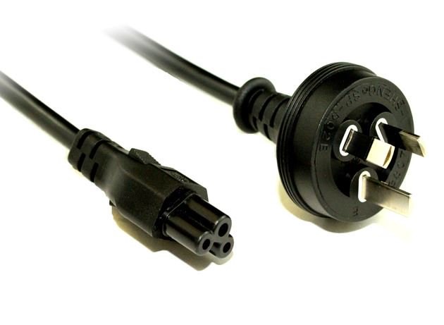 4Cabling Iec C5 Clover Leaf Style Appliance Power Cable Black 3M