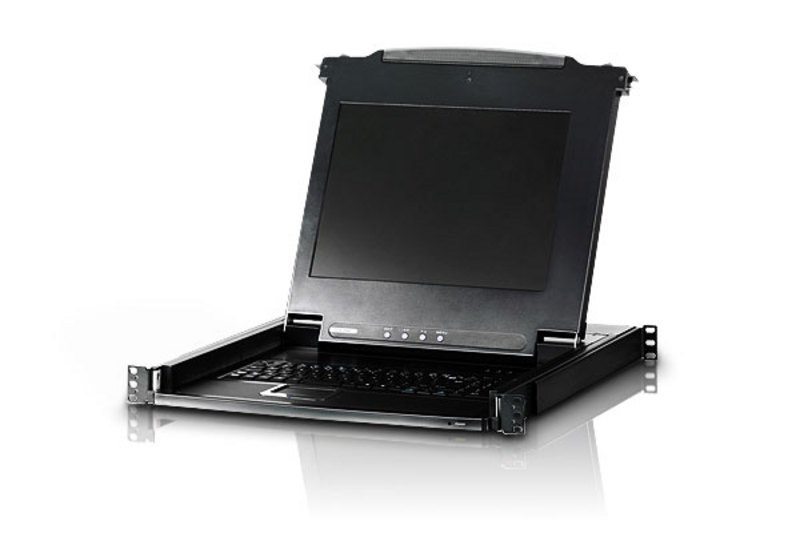 Aten Rackmount Usb-Ps/2 Vga Single Rail Slideaway 17" LCD KVM Console