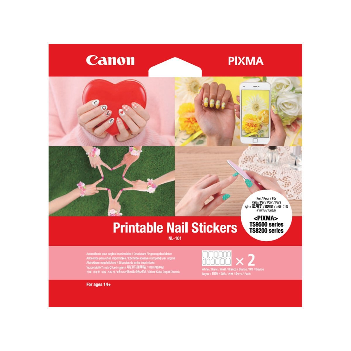 Canon NL-101 Printable Nail Stickers