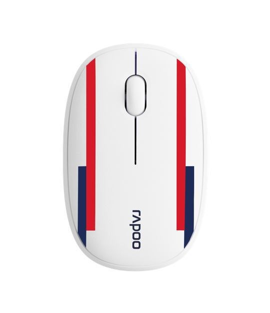 Rapoo Multi-Mode Wireless Mouse Bluetooth 3.0, 4.0 And 2.4G Fashionable And Portable, Removable Cover Silent Switche 1300 Dpi England - World Cup