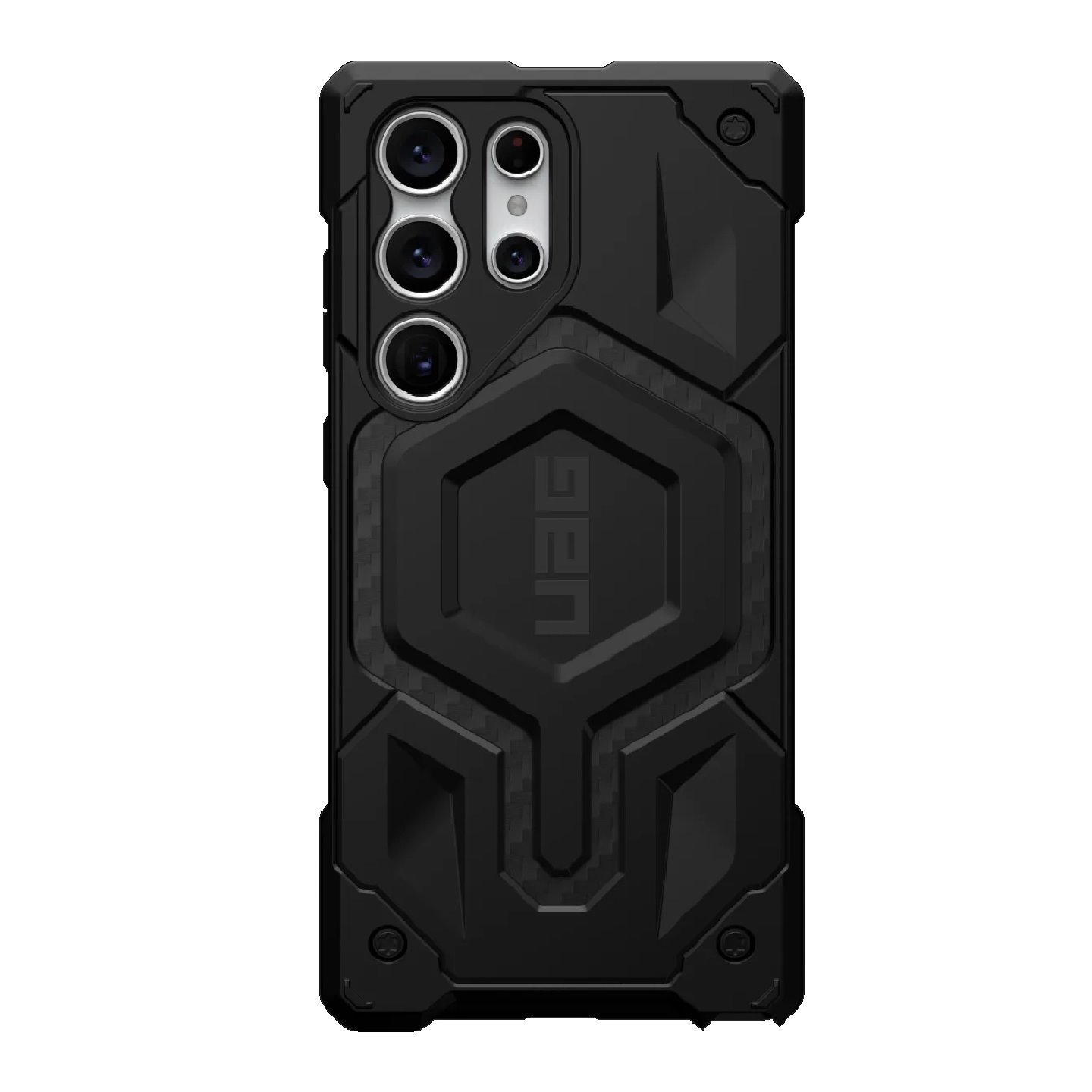 Uag Monarch Pro Samsung Galaxy S23 Ultra Case - Carbon Fiber (214140114242), 25 FT. Drop Protection (7.6M), 5 Layers Of Protection