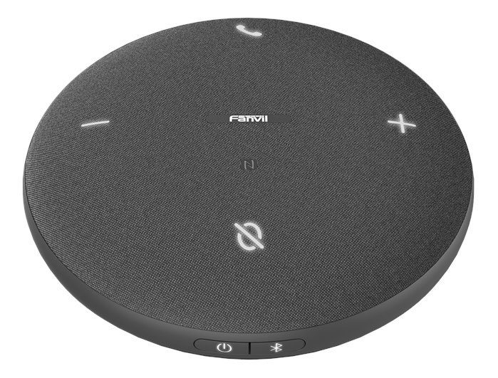 Fanvil CS30 Bluetooth/NFC/USB Speakerphone, 4 Omni-Directional Microphones, HD Audio Quality With Intelligent Noise Reduction, 8H Talk Time