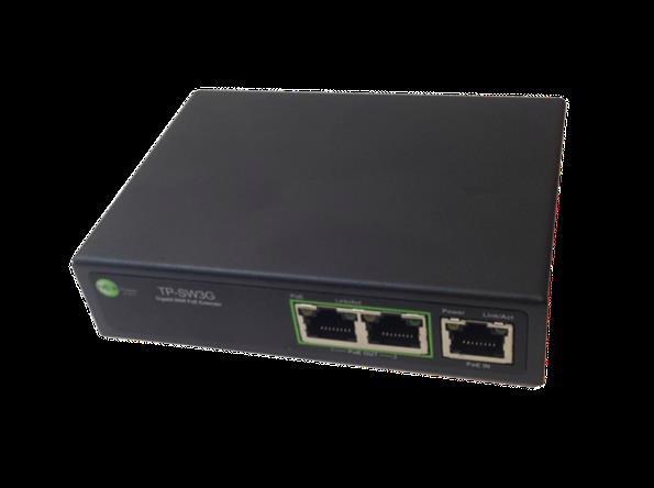 Tycon Power TP-SW3G 802.3At 3 Port 60W Gigabit PoE Switch