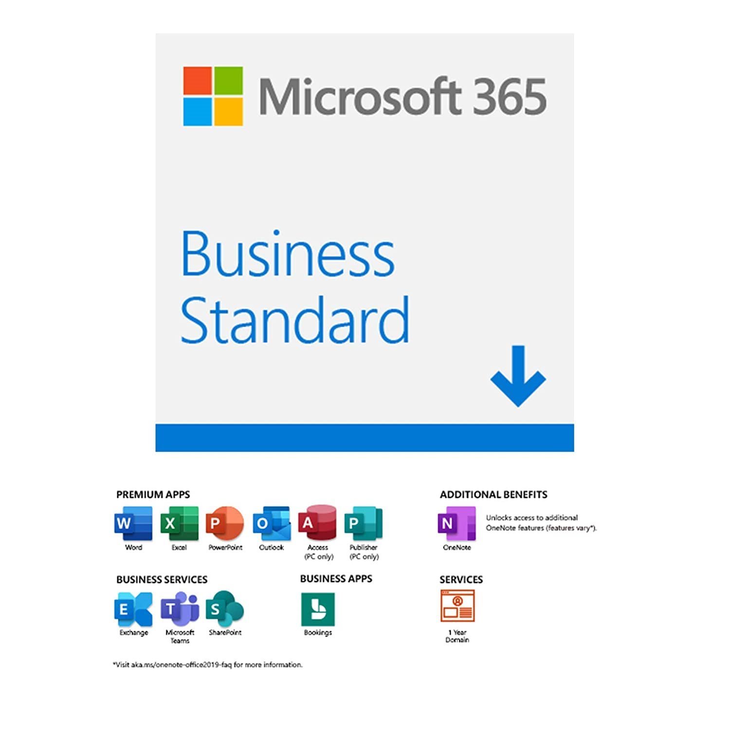 Microsoft 365 Business Standard - 1YR Commit