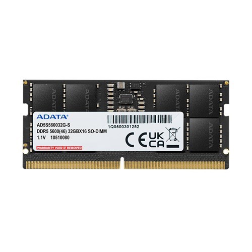 Adata 16GB DDR5-5600 2048X8 Sodimm Lifetime WTY