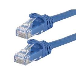 Monoprice Flexboot Cat6 24Awg Network Patch Cable_ 14FT Blue