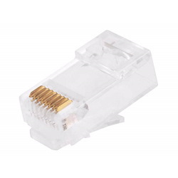 Monoprice 8P8C RJ45 Plug with Inserts for Solid Cat6 Ethernet Cable (Sold per end/each)