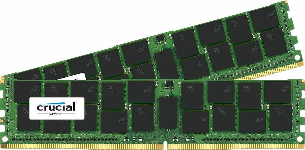 Crucial 32GB Kit (16GBx2) DDR4-2133 MT/S (PC4-2133) CL15 dual ranked x4based ECC Registered Server Memory