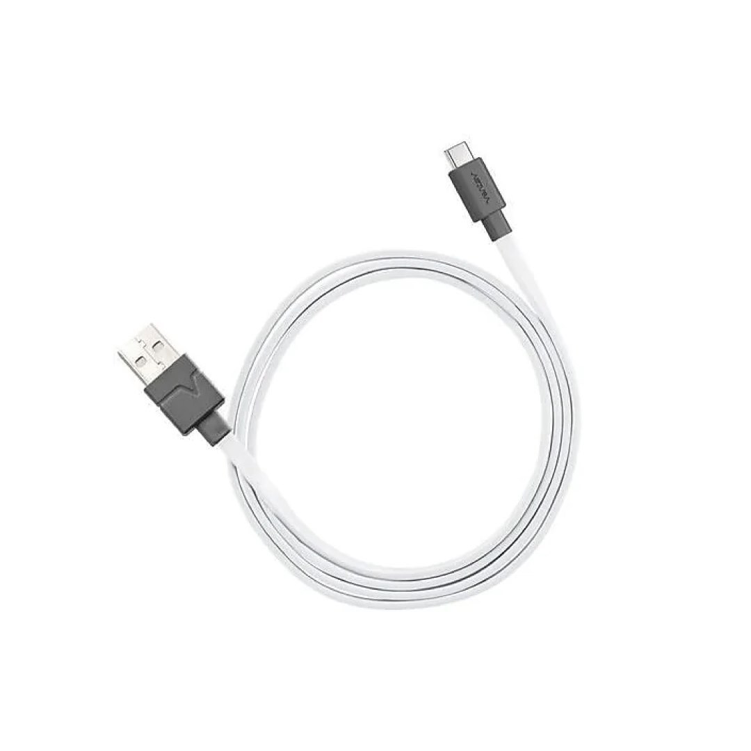 Ventev Charge & SYNC Lightning Mfi To Usb-C Cable 3.3FT Flat - White
