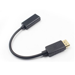 8Ware Display Port DP To Hdmi Male To Female Adapter Cable White