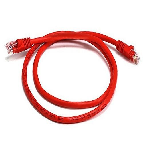 8Ware Cat6a Utp Ethernet Cable, Snagless  - Red 1M - RJ45 Ethernet Network Lan Utp Patch Cord 26Awg-Cca PVC Jacketd