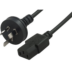 Astrotek Au Power Cable 2M - Male Wall 240V PC To Power Socket 3Pin To Ice 320-C13 For Notebook/AC Adapter Black Au Certified ~Upat-Iec-1.8M