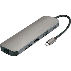Klik Usb Type-C Multi-Port Adapter 4K Hdmi, Vga, Lan, 3 X Usb 3.0, SD, Micro SD & Audio