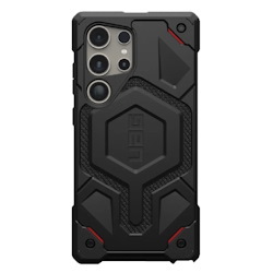 Uag Monarch Pro Magnetic Kevlar Samsung Galaxy S24 Ultra 5G (6.8') Case - Black (214416113940), 25 FT. Drop Protection (7.6M), Multiple Layers