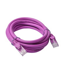 8Ware Cat 6A Utp Ethernet Cable, Snagless  - 2M Purple