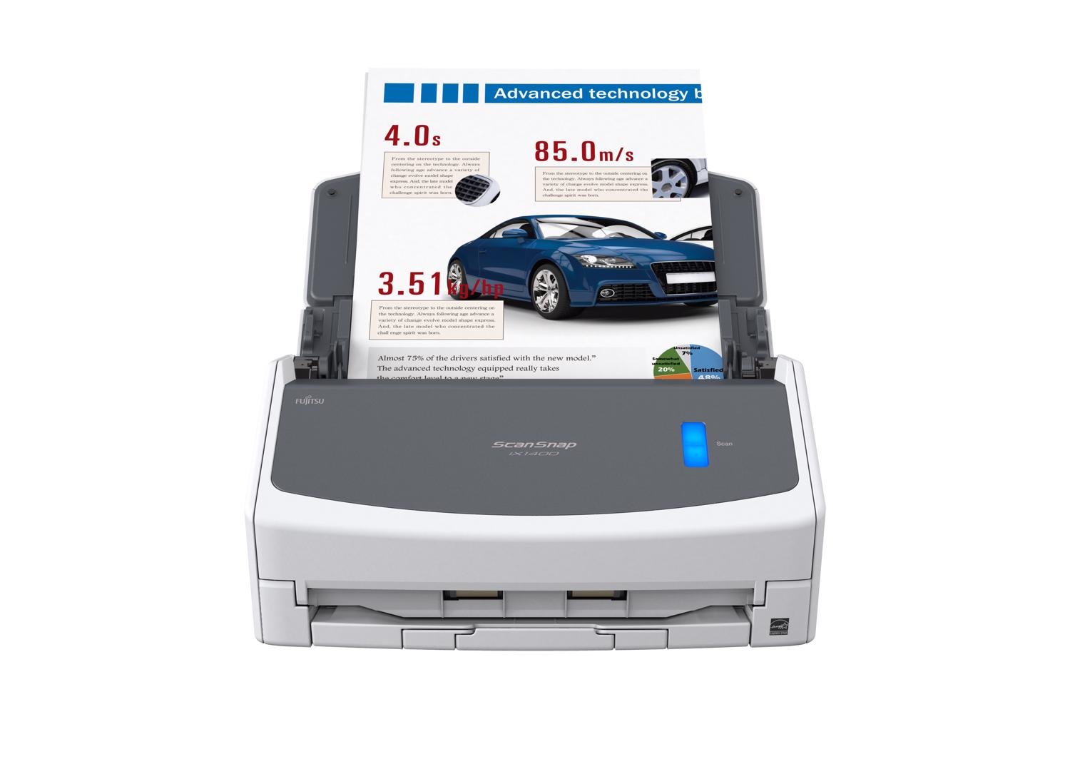 Fujitsu Scansnap Ix1400 Usb Document Scanner A4 Duplex 40 PPM50SHT Adf600dpi