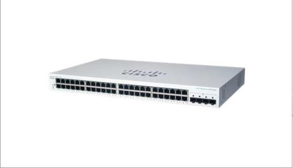 Cisco Business 220 CBS220-48T-4G 48 Ports Manageable Ethernet Switch - Gigabit Ethernet - 10/100/1000Base-T, 1000Base-X