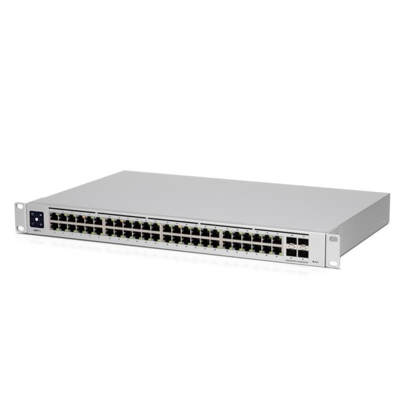 Ubiquiti UniFi 48 Port Managed Gigabit Layer2 & Layer3 Switch - 48X Gigabit Ethernet Ports, 4X SFP+ Ports - Touch Display - Gen2