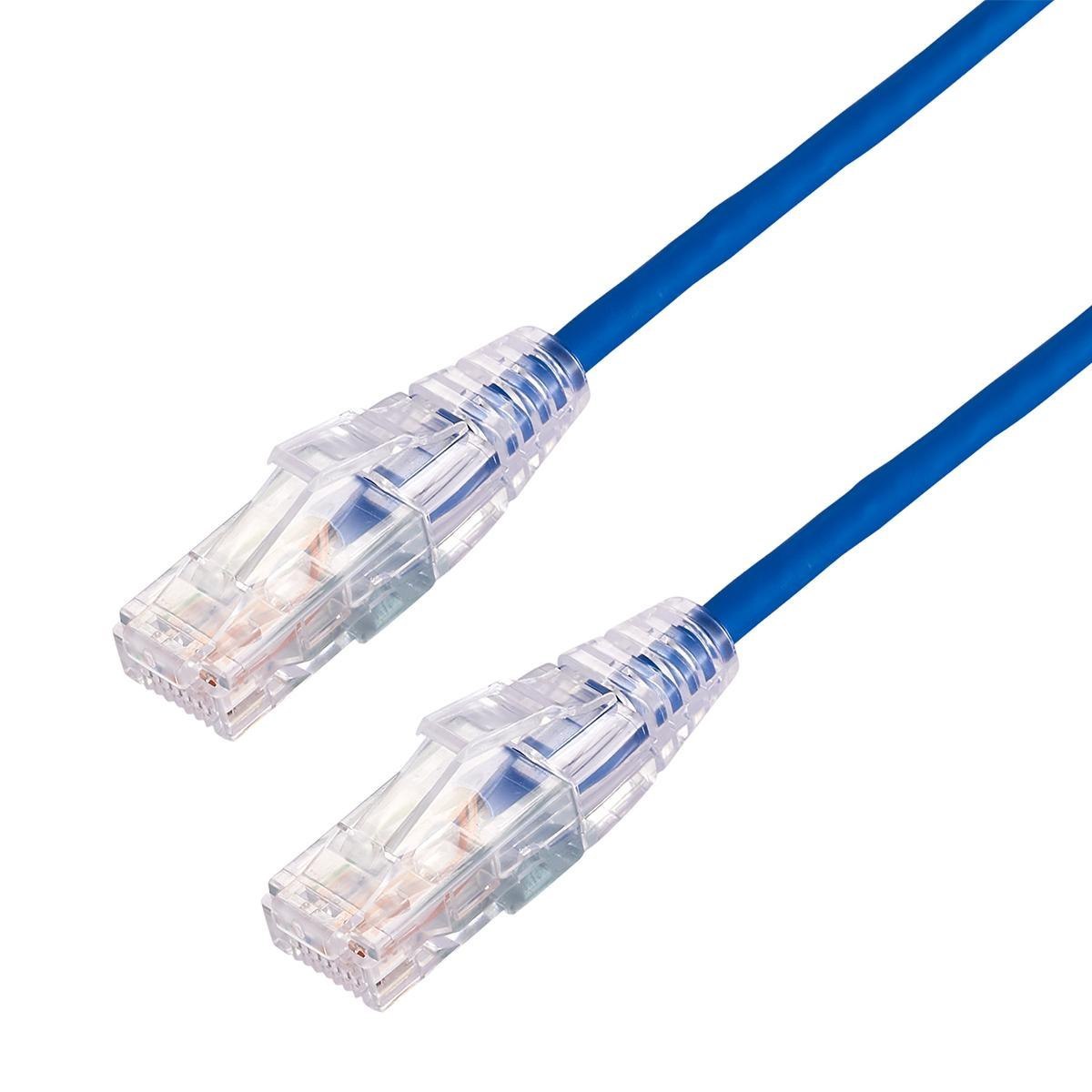 Comsol 30CM 10GbE Ultra Thin Cat 6A Utp Snagless Patch Cable LSZH (Low Smoke Zero Halogen) - Blue