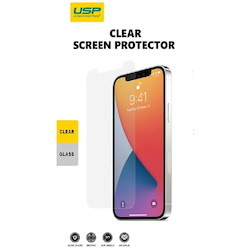Usp Tempered Glass Screen Protector For Apple iPhone 15 Pro / iPhone 15 Clear - 9H Surface Hardness, Perfectly Fit Curves, Anti-Scratch