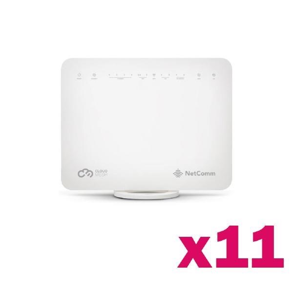 NetComm Nf18mesh CloudMesh Wi-Fi 5 Vdsl2/Adsl2 Networking Gateway With VoIP (10Pce + 1Free)