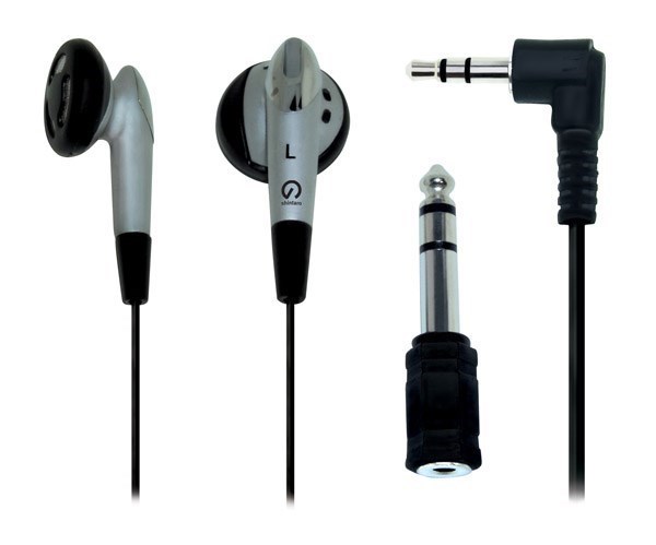 Shintaro Stereo Earphone Kit (With 3.5MM To 6.5MM Adapter) With Audio Jack