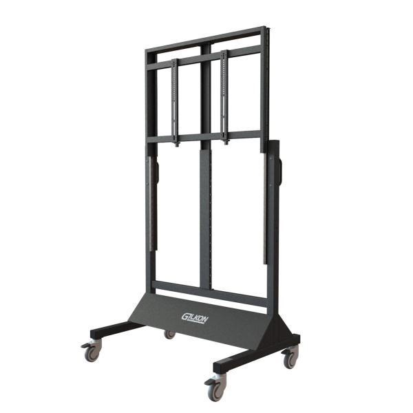 Gilkon NQR *Ex-Demo* Gilkon FP7 V3 Mobile Trolley- Flat Screen Lift Mobile (Manual Lift) - Up To 86" Screen Size; Vesa 800 X 400, Max 120KGS