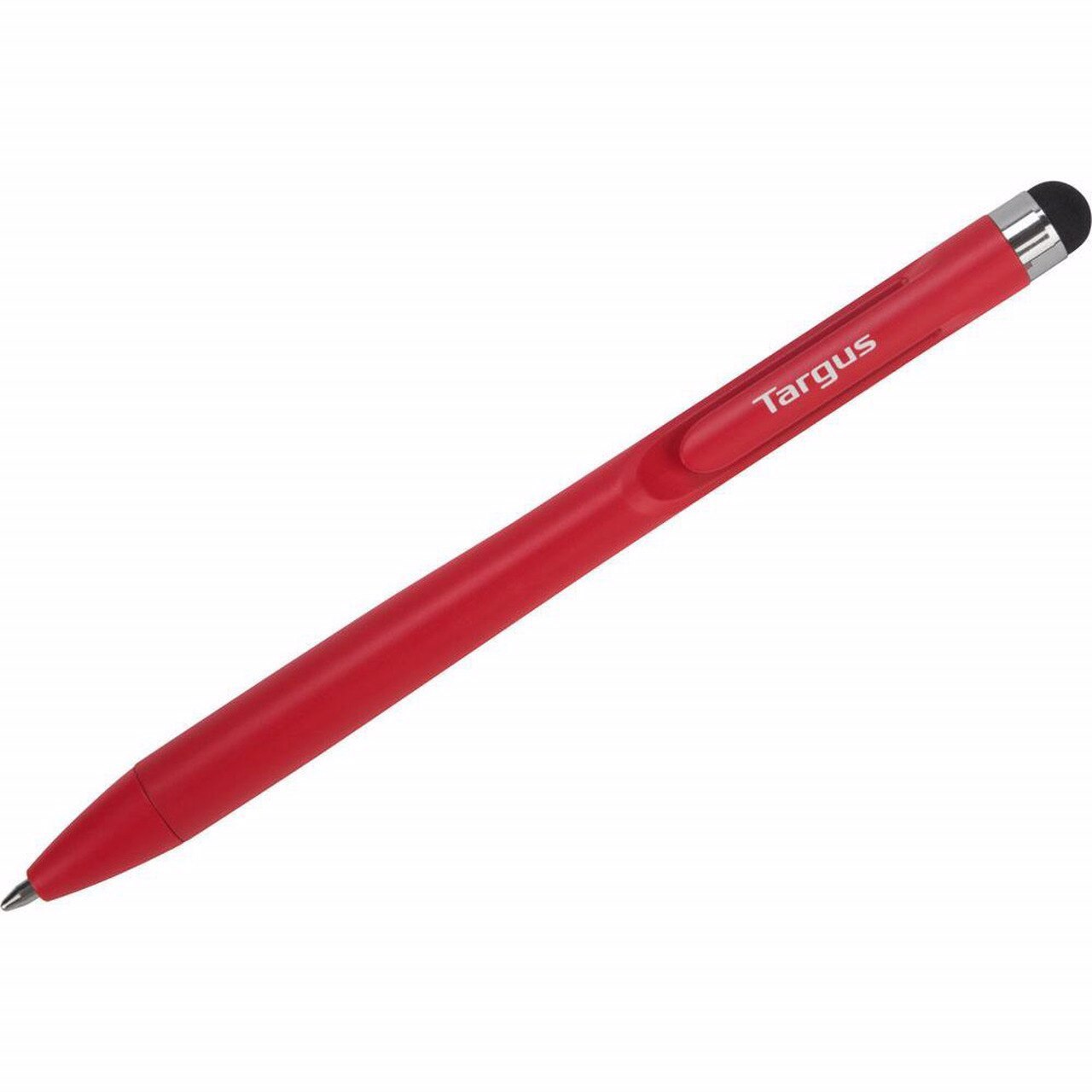 Targus Smooth Glide Stylus Pen With Rubber Tip/Compatible With All Touch Screen Surfaces, Sketch, Write On Tablet Or SmartPhone - Red