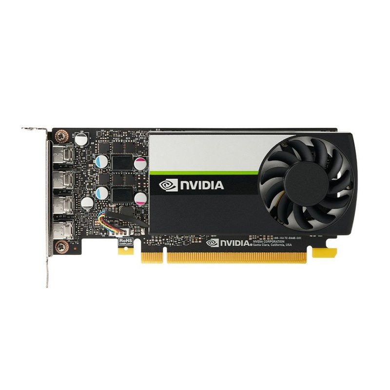 NVidia 900-5G172-2550-000 Quadro Turing T1000 Workstation Gpu, 4GB DDR6, 4 X MiniDP