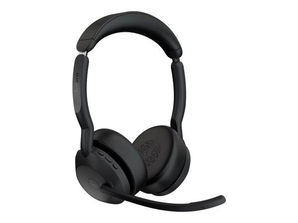 Miscellaneous Jabra Wireless Evolve2 55 MS Stereo Bluetooth Anc Headset W/Charging Stand, Link380a,Usb-A 2YR Warranty