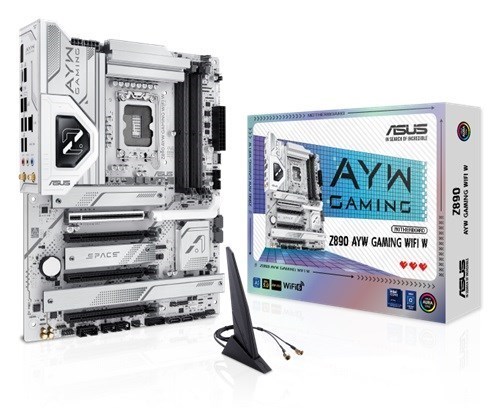 Asus Z890 AYW GAMING WIFI W Gaming Desktop Motherboard - Intel Z890 Chipset - Socket LGA-1851 - ATX