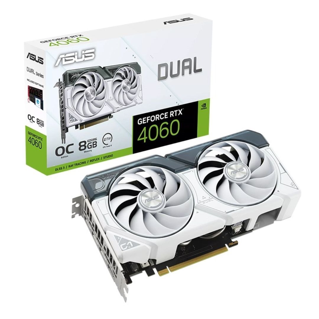 Asus nVidia GeForce Dual-Rtx4060-O8g-Evo-White-Retail