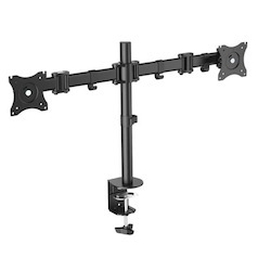 Digitus 15-27" Dual Monitor Stand With Clamp Base