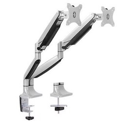 Brateck 13-32" Dual Monitor Counter-Balanced Stand With Clamp Base