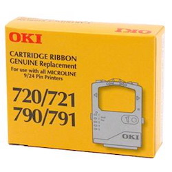 Oki Dot Matrix Ribbon Cartridge - Black Pack