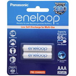 Panasonic Eneloop Aaa 800mAh Rechargeable Batteries 2 Pack