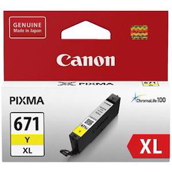 Canon CLI-671XLY Original Inkjet Ink Cartridge - Yellow Pack